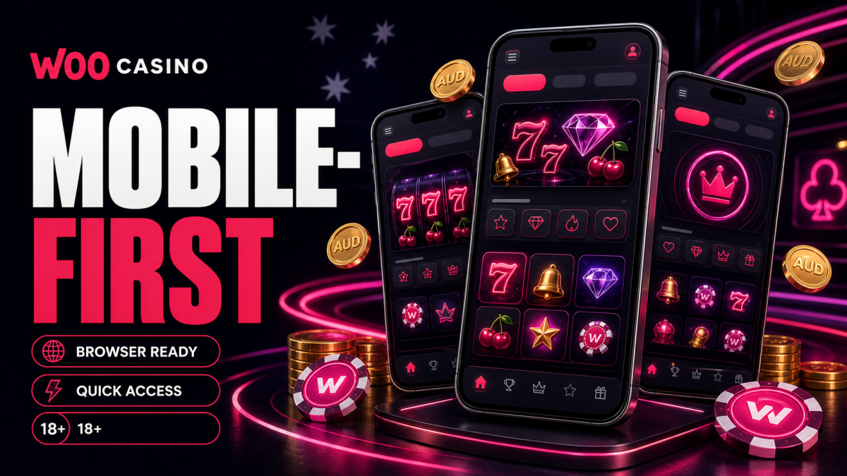 Woo Casino fast mobile lobby for Australian players